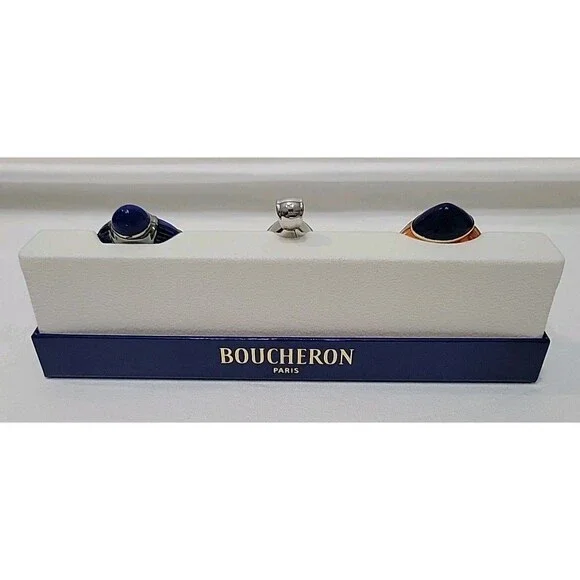 Vintage Boucheron Paris Jeweler Perfume Collection 3 pc. Miniatures NIB RARE - Picture 3 of 9